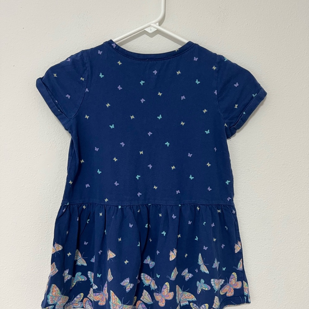 OshKosh B'gosh Blue Butterfly Print Kids Tee - Picture 4 of 8